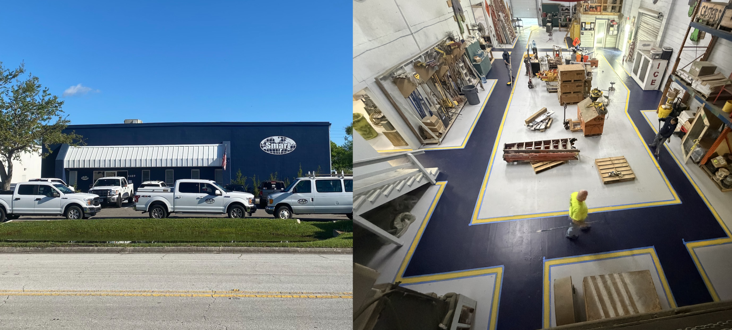 Exterior of the SMART Orlando shop and shipping bay