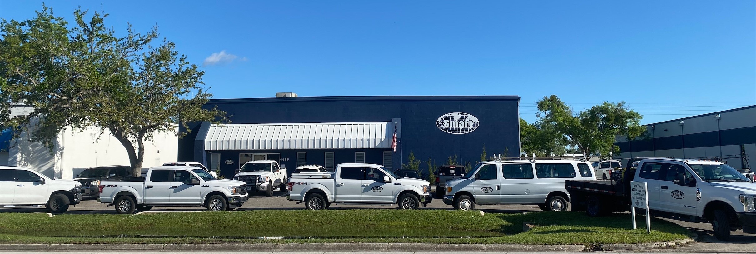 SMART work trucks ready for dispatch